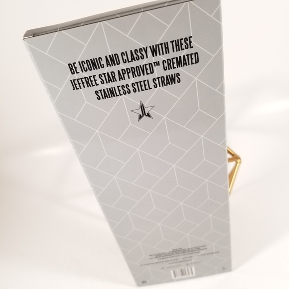 🆕️Jeffree Star, Cremated, Stainless Steel Straws - Picture 2 of 3